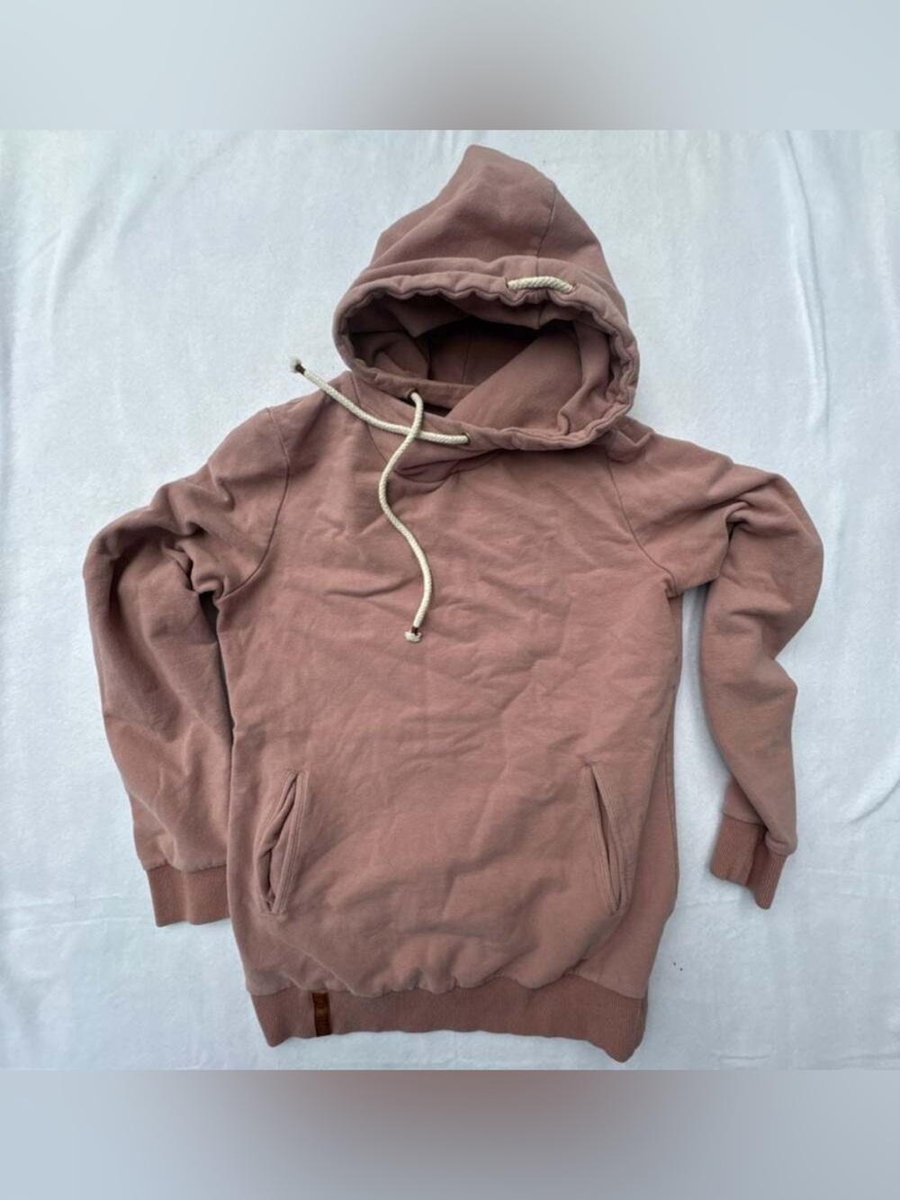 Ampersand Avenue Dusty Rose Double Hooded Sweatshirt Size M